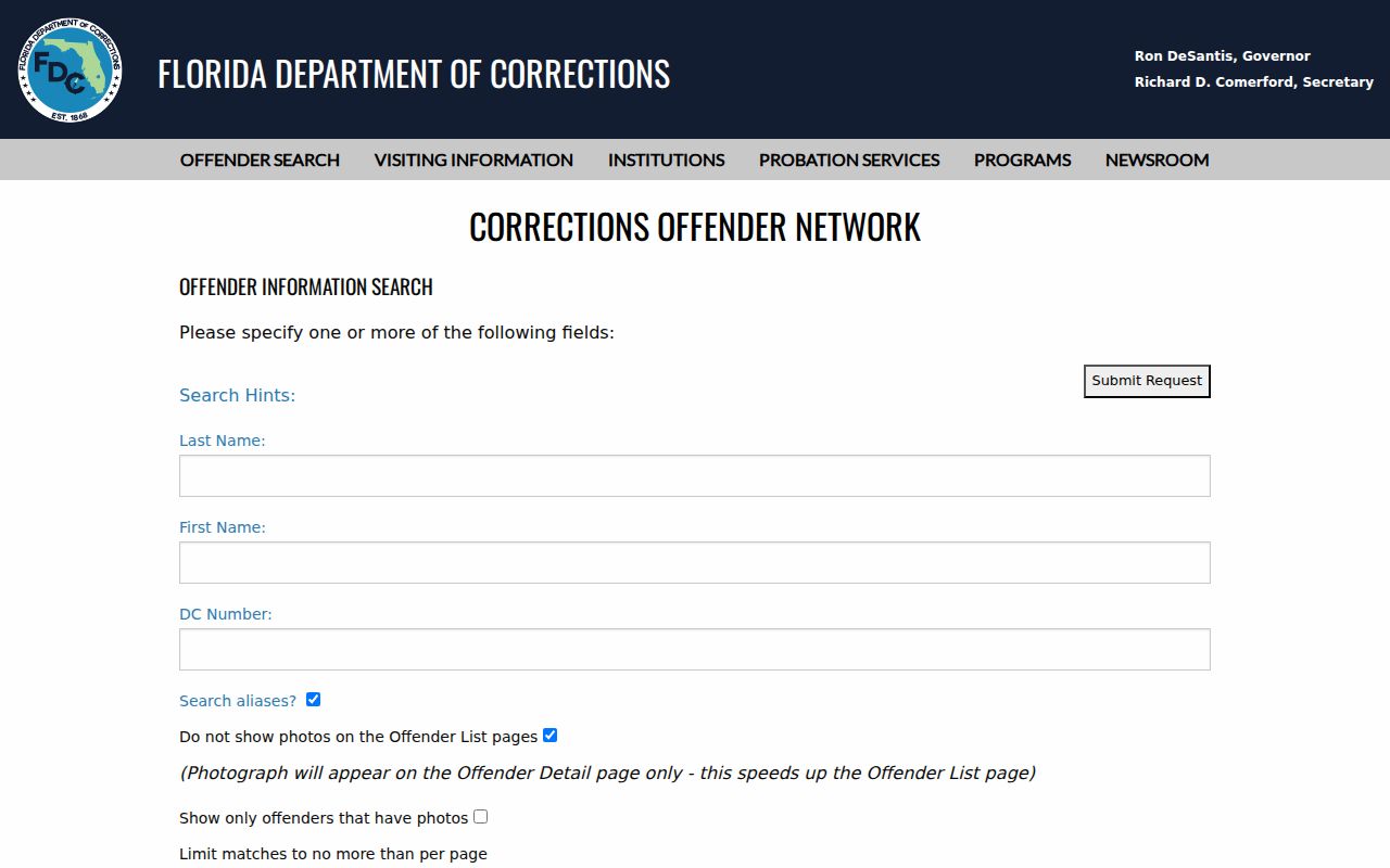 Winter Haven resident lookup Florida corrections search
