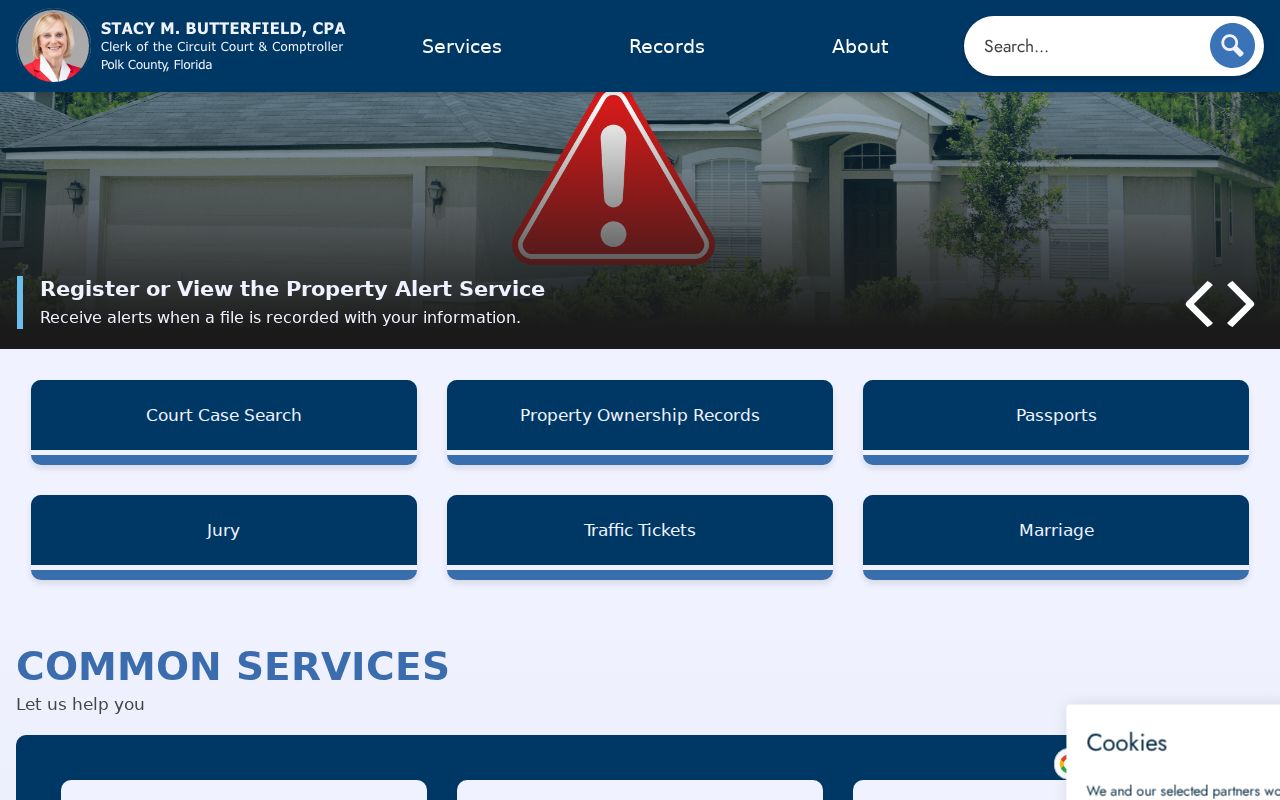 Winter Haven ZIP code directory Polk County Clerk records hub